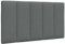 vidaXL Kopfteil-Kissen Hanko Dunkelgrau 80 cm Stoff, Kopfteilkissen, Kopfkissen, Lesekissen, Kopfteilpolster, Rückenkissen, Kissen-Kopfteil