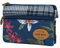 Energather Petite Pochette, Portefeuille Femme Petit Format en Coton avec Fermeture Éclair, Porte Monnaie Femme pour Femmes et Hommes, Portable pour Reçus, Pièces, Monnaie, Carte