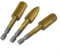 Set di lime rotanti color oro, 5 frese in carburo con gambo da 35,6 cm, per la creazione di gioielli