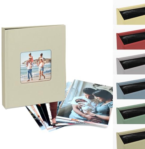 Foto bestellen online + Fotoalbum. Fotos entwickeln lassen plus Fotobuch, fotoabzüge online bestellen. Fotodruck in den Größen 10x15 cm + Album Alben (Grün-Grau, 36 Fotos)