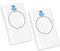 Pack de 2 Mandos XT2 868 SLH – 868,35 MHz para Puertas de Garaje y Portones, Compatible con Receptores XT4/XT2 868 SLH/LR, Mando No Copiable con 2 Canales, Color Blanco