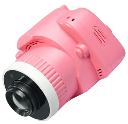 Alasum Portable Kids Camera with Projector Screen and Ai Photo Editing Feature, Small Travel Video Camera for Children, Plastic Material, for Photography and Travel