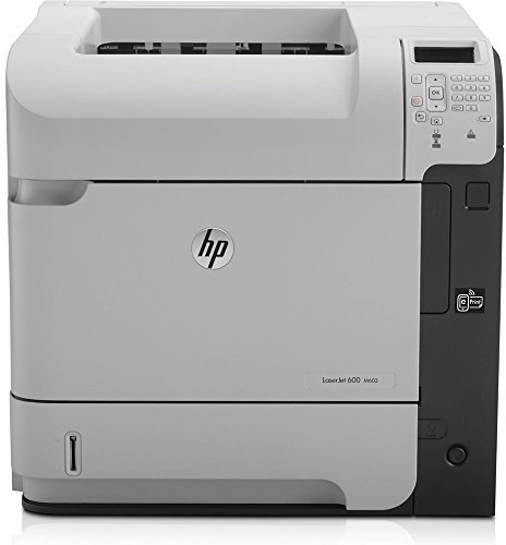 HP LaserJet Enterprise 600 M603n schwarz/weiß-Laserdrucker (1200x1200 DPI, Gigabit Ethernet, USB 2.0) weiß/grau