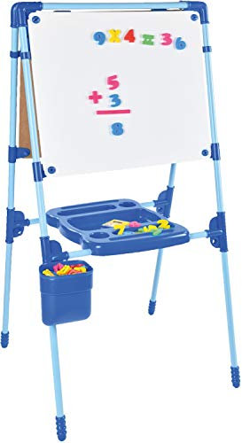 Chicos - Magnettafel für Kinder | 2-in-1-Maltafel für Kinder | Doppelseitige Staffelei mit über 40 Zubehörteilen | My Comby Magnetic Easel | Maße: 37 x 32,5 x 98 cm | Ab 3 Jahren (52112)