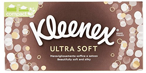 Kleenex Ultrasoft Box Seidenpapier, 80 Stück 1 Paket 1 Pacco