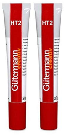Knorr Prandell 2 X Gütermann 613606 Textilkleber Nähmaschinen und Zubehör HT2, 30 g