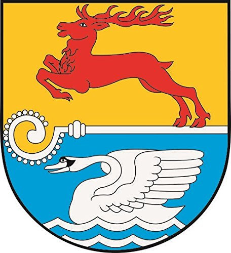 U24 Aufkleber Bad Doberan Wappen Autoaufkleber Sticker Konturschnitt