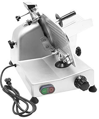 CGOLDENWALL 12 inches Electric Meat Slicing Machine Stainless Steel Meat slicers Commercial Meat Cheese Deli Food Slicer