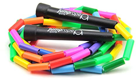 Professionelles Rope Skipping Wettkampf Springseil BEAD Kids (Regenbogen)
