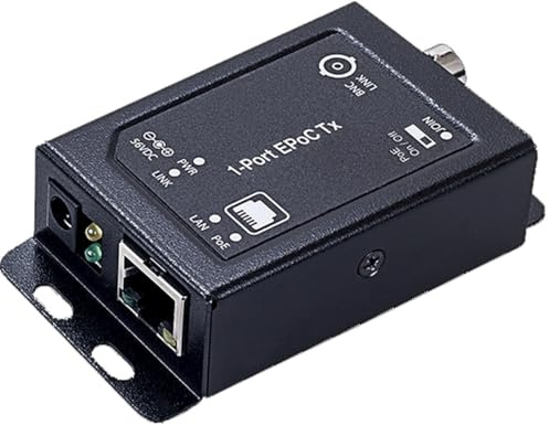 Wantec 2wIP E Adapter PoE-BNC-Client/Empfänger 1-Port