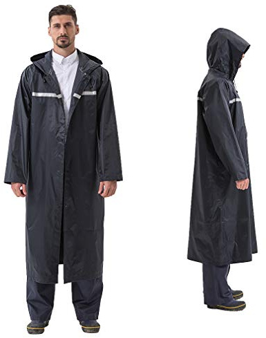 Pahajim Poncho Antipioggia Uomo Riutilizzabile Impermeabile Donna Lungo Mantella Antipioggia Adulto per Trekking Viaggio Lavoro