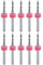sourcing map Pcb Forets 2mm Tungstène Carbure Rotatif Outil Bijoux CNC Gravure Imprimé Circuit Carte Micro Foret 10Pcs