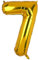 100 CM Groß Gold Zahl 7 Folienballon Luftballon Folien Mylar Riese MäDchen Helium Luftballons Geburtstag Party Deko Lieferungen Baby