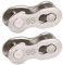 Domybest 2 Paires Maillons de Chaîne de Vélo Connecteur de Chaîne de Vélo Attaches Rapides Maillons Manquants pour Chaîne Vélo