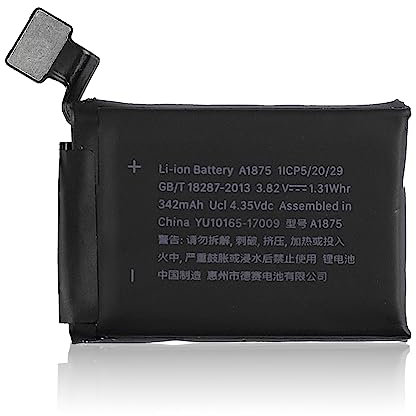 SwarKing Batteria di ricambio compatibile con Apple Watch Series 3 42 mm A1859 GPS versione A1875
