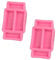 Toyvian 2pcs Gold Brick Silicone Mould Delicate Candy Mold for Home Baking Chocolate Mould Set