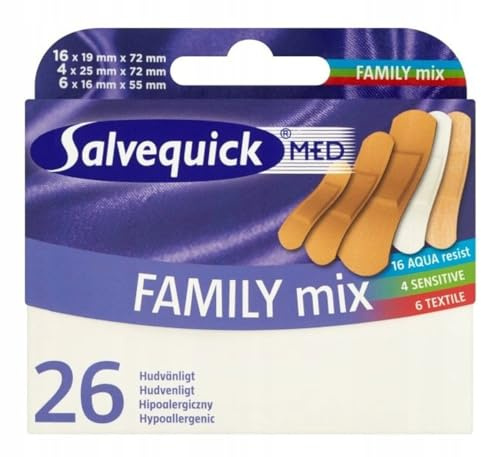 SALVEQUICK MED Family mix 26 szt.