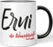 JUNIWORDS Tasse, Erni, die Wundervolle, Schwarz (5231941)
