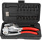 Perforadora Manual de Láminas de Metal, Ozgkee Juego de Perforadoras Eléctricas de Mano Delgadas para Láminas de Metal Acero Inoxidable Hierro Plástico Perforadoras Alicates Perforadoras Eléctricas