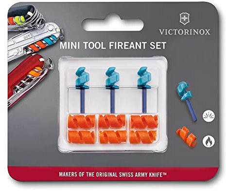 Victorinox, Mini Tool FireAnt Outdoor - Blue Fire Steel and Tinder kit
