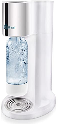 AquaDream Machine à gazéifier pour gazéifier l'eau et le gaz carbonique pour bouteille de siphon d'eau Blanc