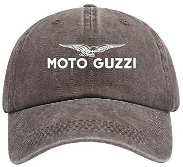 RIPPED Caps Männer, Moto Gu.zzi Baseballcap, Retro Coloured Größenverstellbar Kappe für Draussen Sport Oder Auf Reisen-Brown||56-60cm