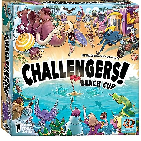 Z-Man Games | Challengers! Beach Cup | Board Game | Ages 8+ | 1-8 Players | 45 Minutes Playing Time