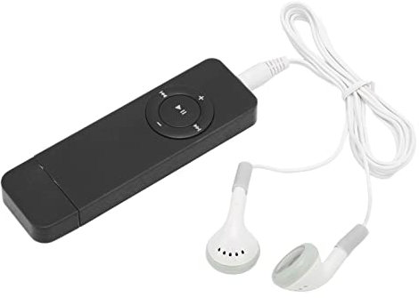 Lecteur MP3 64 Go, Mini Lecteur de Musique sans Perte, Longue Durée de Vie de la Batterie Portable pour Les étudiants, L'étude, la Course à Pied, Les Entraînements de Fitness. (Noir)