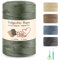 Makramee Polyester Seil,100% Polypropylen-Kordel 2mm x 250m Macrame Häkelgarn Yarn mit Schere und 4mm Häkeln für DIY Makramee Garn, Bastel Schnur, Dekorieren und Verpacken von Geschenken (Olivgrün)