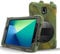 Funda para Samsung Galaxy Tab Active 2 SM-T390 T395 de 8 pulgadas, marco de plástico duro 3 en 1 + doble silicona [correa de mano y correa de hombro] - G