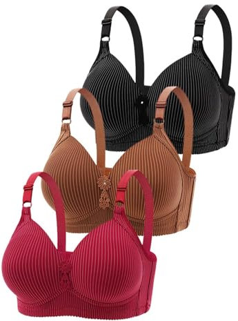 WILLBEST Triangel still BH Baumwolle ohne bügel Paisley unterwäsche Damen Bikini Schwangerschaft BH Damen ohne bügel Push up 75a Neckholder BH Hemdchen ohne bügel Damen Kleidung Sport BH