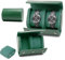 KoGiio Scatola per Orologi in Pelle PU, Porta Orologi a 2 Posti, Scatola Portaorologi, Cassa Dell'orologio Collana Orologio,Portatile Portatile Scatola Porta Orologi Da Viaggio - Verde
