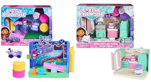LA CASA DE MUÑECAS DE Gabby - LA Cocina DE Muffin - Cocina de Muffin de La Casa de Muñecas de Gabby & LA CASA DE MUÑECAS DE Gabby - Sala DE Juegos DE Carlita