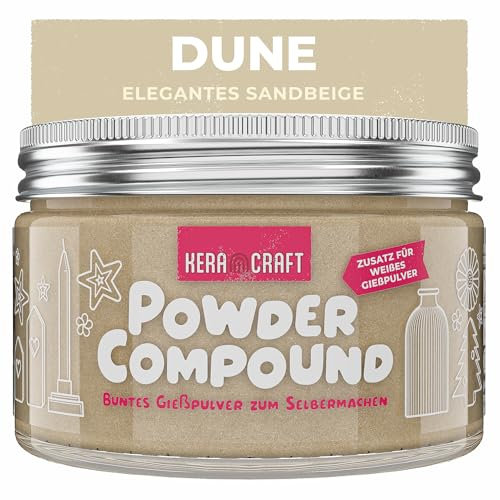 KERACRAFT Powder Compound 150g - Dune - Bis zu 15kg buntes Gießpulver zum Selbermachen