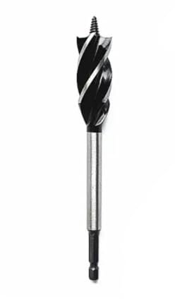Okaywork Profesional brocas para madera 25mm x 165mm Self Feed Broca Taladro,broca madera 1/4 Hexagonal Vástago Brocas Espirales para madera Abridor de agujeros redondos manual para exteriores