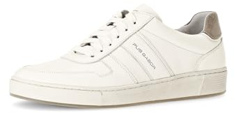 Pius Gabor Herren Sneaker Low,Halbschuhe,recyceltes Futter,Wechselfußbett,Sportschuhe,Freizeitschuhe,Turnschuhe,Off-White/Dune,45 EU / 10.5 UK