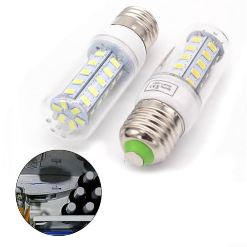 CARMOTTER Long Lifespan E27 LED Light Bulbs, Suitable for Refrigerator, 2PCS Pack