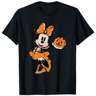 Halloween Minnie Mouse Pumpkin T-Shirt