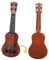 FOYTOKI 1stk Ukulele Kinder Gitarre Musikalisches Spielzeug Für Kinder Kinderspielzeug Musikspielzeug Für Kindergitarre Anfänger Üben Musikinstrument Kidcraft-spielset Coffee Plastik