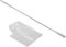 minkissy 2pcs Acrylic Makeup Palettes Palette Stick Portable Handheld for Mixing Foundations Lipsticks
