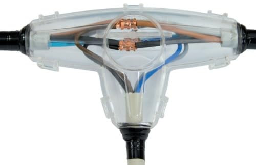 ViD® Gießharz-Verbindungsmuffe T-Form 183x107x45mm | Kabel-Ø 6-16mm; für abgezweigte Verbindungen