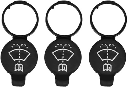 Car Washer Bottle Cap Compatible With Vauxhall For Insignia 1450270 13227300 Car Windshield Wiper Washer Bottle Cap Car Wiper Spray Bottle Cap Car Accessories(3Pc)