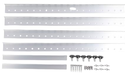 Jiawu Supports de Montage pour Panneaux Solaires, en Alliage D'aluminium, Inclinables et Réglables, Résistants aux Intempéries, pour Camping-Cars, Yachts, Bateaux, Toits, Sols et Murs
