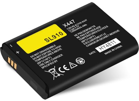 1200mAh Akku für Siemens Gigaset SL910, SL910A, SL910H Telefon 3.7V Li-Ion Ersatzakku V30145-K1310K-X447, V30145-K1310K-X447-0-HY