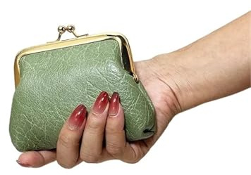 DHYUACN Münztasche Damen-Mini-Geldbörse, PU-Leder, Geldbörse, Lippenstift-Aufbewahrungstasche, Damen-Clutch-Etui(Blue)
