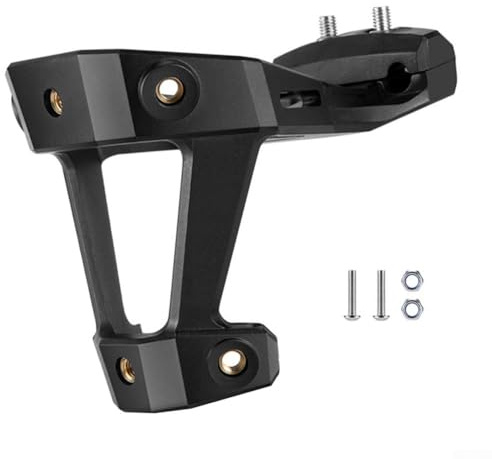Zilimontt PC For Bike Water Bottle Mount Extension Bracket for Mountain & Road Bikes – Dual or Single Bottle Holder, Rear Saddle-Mounted, Lightweight, Compatible with Most