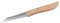 Fackelmann NIROSTA Urgroßmutters Messer PRAKTIKA, Küchenmesser aus Edelstahl, Schälmesser mit Holzgriff (Farbe: Braun/Silber), Menge: 1 Stück