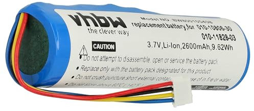 vhbw batteria compatibile con Garmin GAA003, GAA002, Alpha 100, T5, Alpha, GAA004, T5X, DC50 collare per cani, dog trainer (2600mAh, 3,7V, Li-Ion)