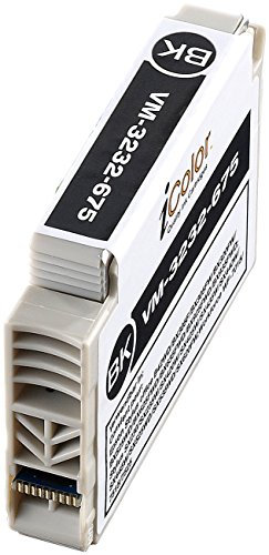 iColor Stylus Sx445w, Kompatibel mit epson: Tintenpatrone für Kompatibel mit epson (ersetzt T1291), Black (Stylus Sx 620 FW, Office Bx 525 WD, kompatible Tintenpatronen Tintenstrahldrucker)