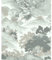 Crown Wallcoverings Oriental Landscape Wallpaper Green M1191 Sample